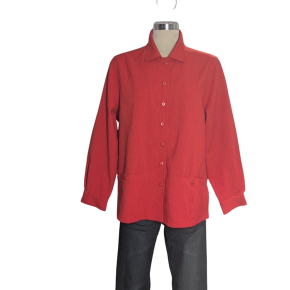 Alia Red Women's Jacket - Picture 2 of 16